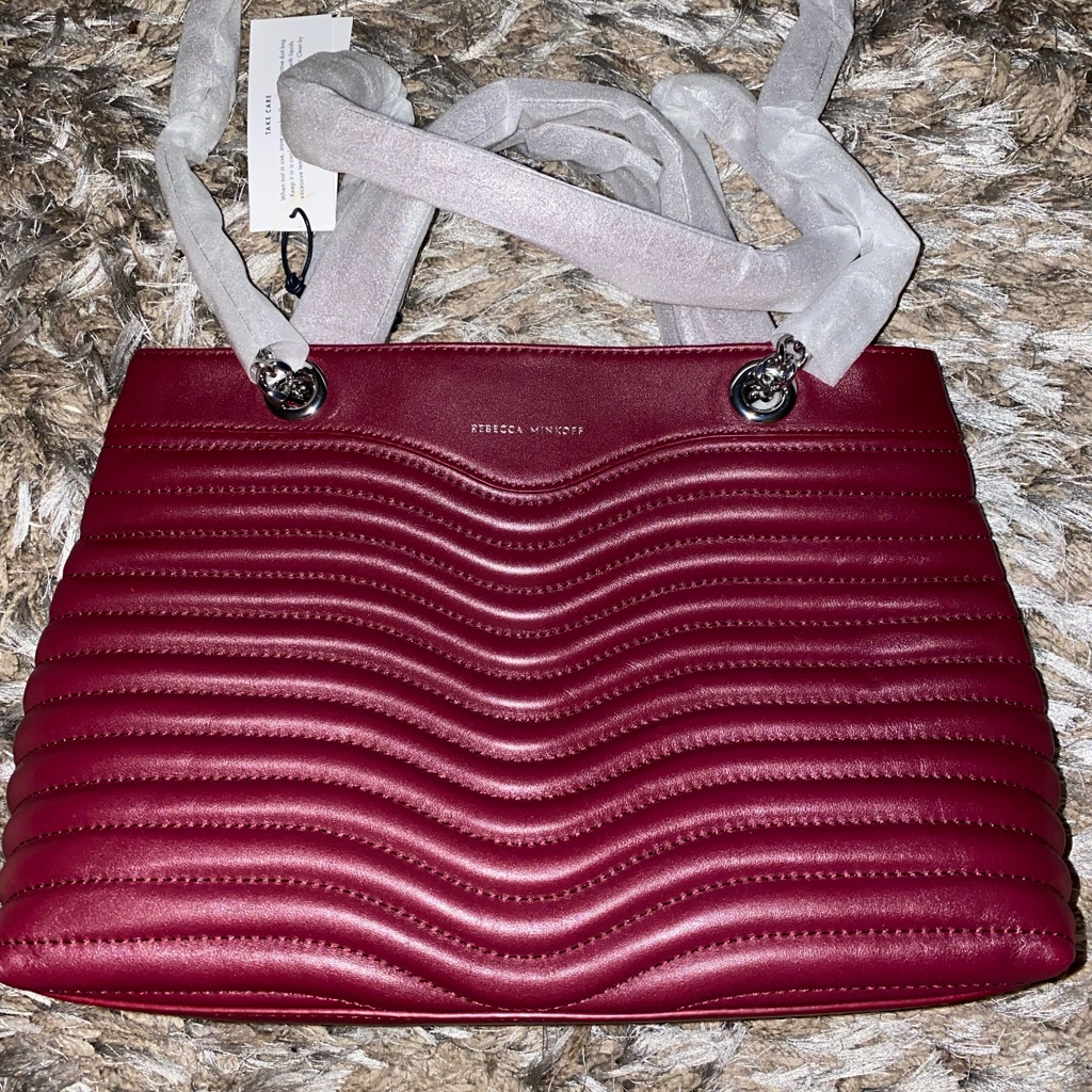 Nwt Rebecca Minkoff Red Quilted Shoulder Bag
